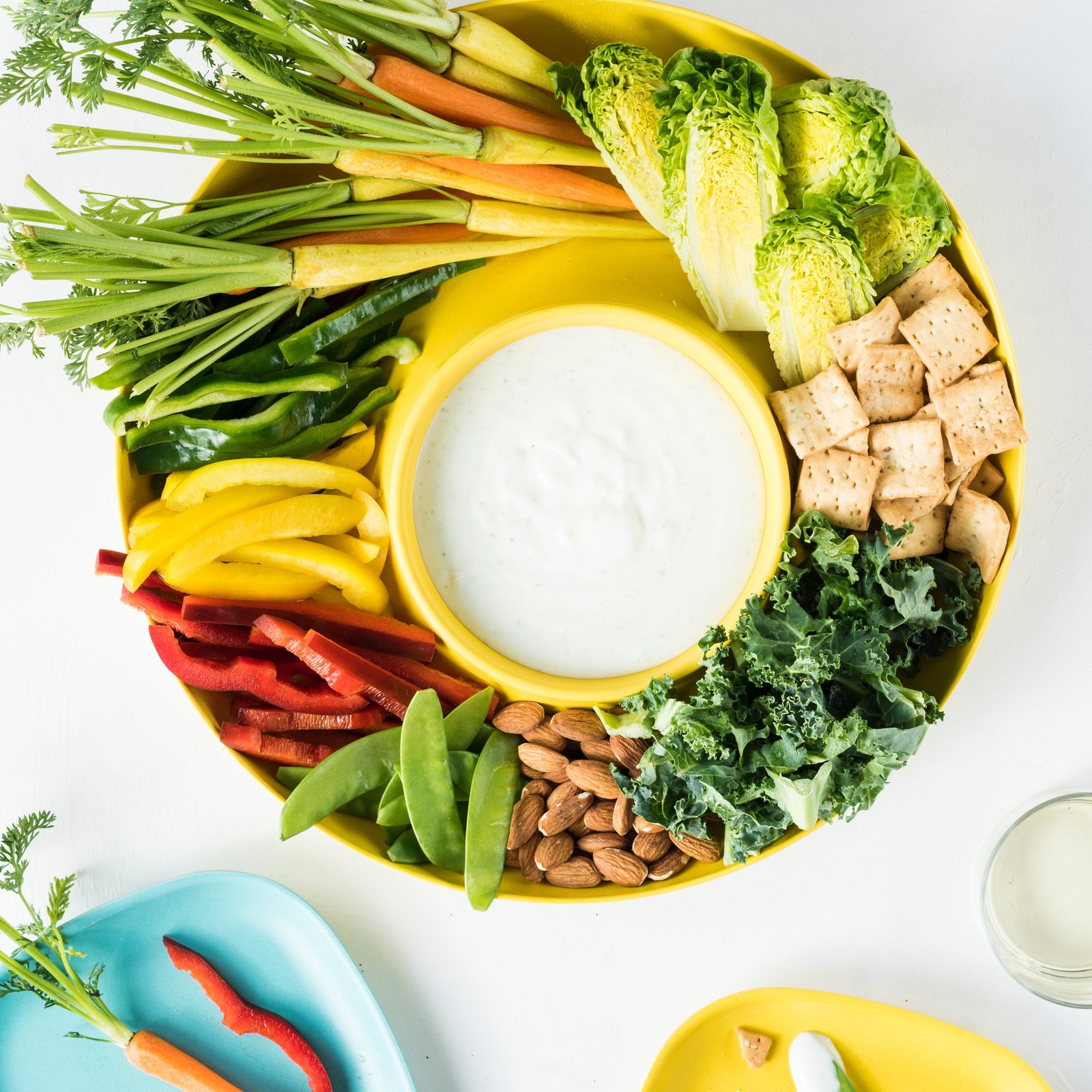 Bamboo Chip & Dip Set - Lemon