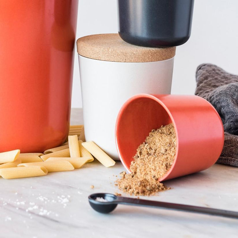 Bamboo Storage Jar XL Persimmon